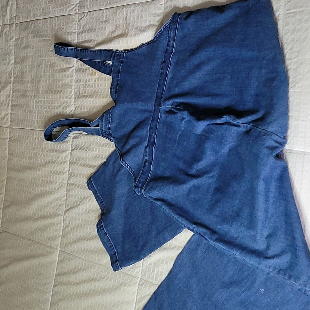 Maternity Denim Overalls